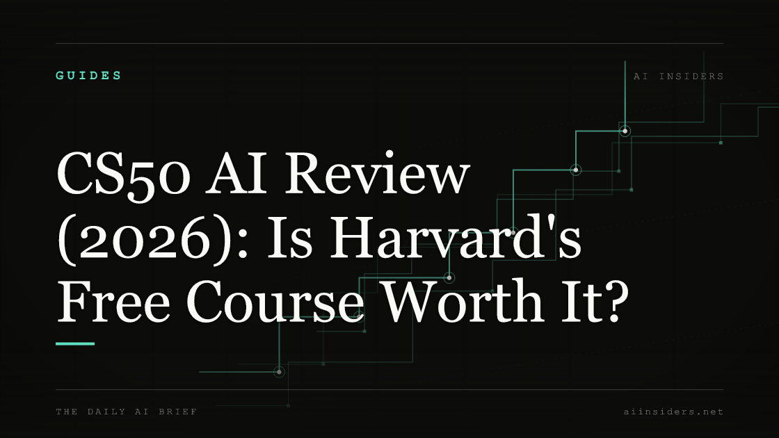 CS50 AI Review (2026): Is Harvard's Free Course Worth It? — featured image for AI Insiders