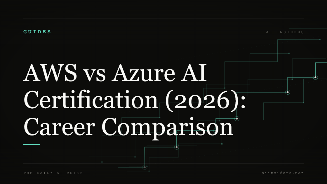 AWS vs Azure AI Certification (2026): Career Comparison — featured image for AI Insiders