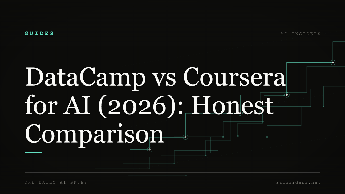 DataCamp vs Coursera for AI (2026): Honest Comparison — featured image for AI Insiders