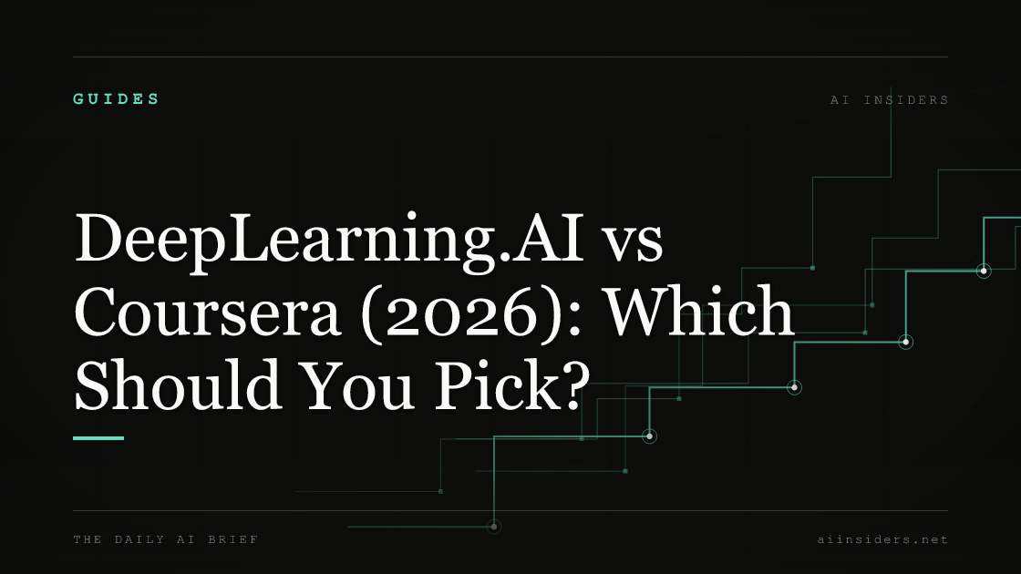 DeepLearning.AI vs Coursera (2026): Which Should You Pick? — featured image for AI Insiders