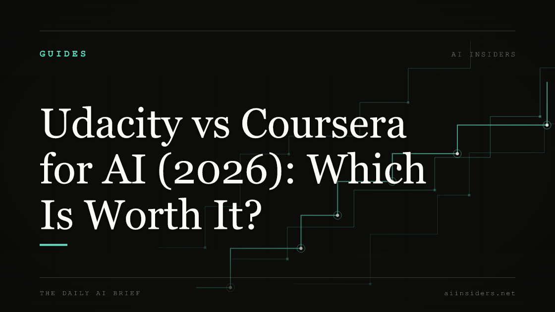 Udacity vs Coursera for AI (2026): Which Is Worth It? — featured image for AI Insiders