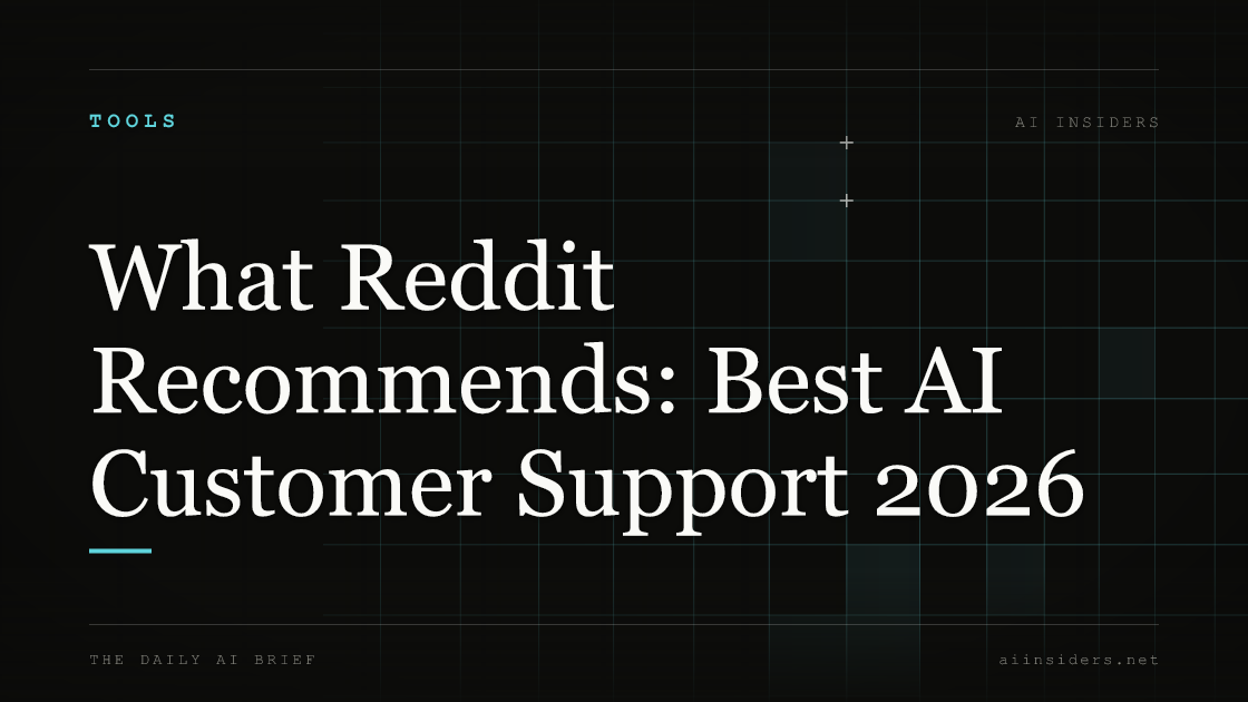 What Reddit Recommends: Best AI Customer Support 2026 — featured image for AI Insiders