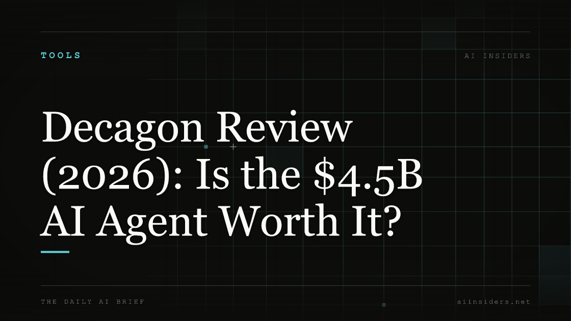 Decagon Review (2026): Is the $4.5B AI Agent Worth It? — featured image for AI Insiders