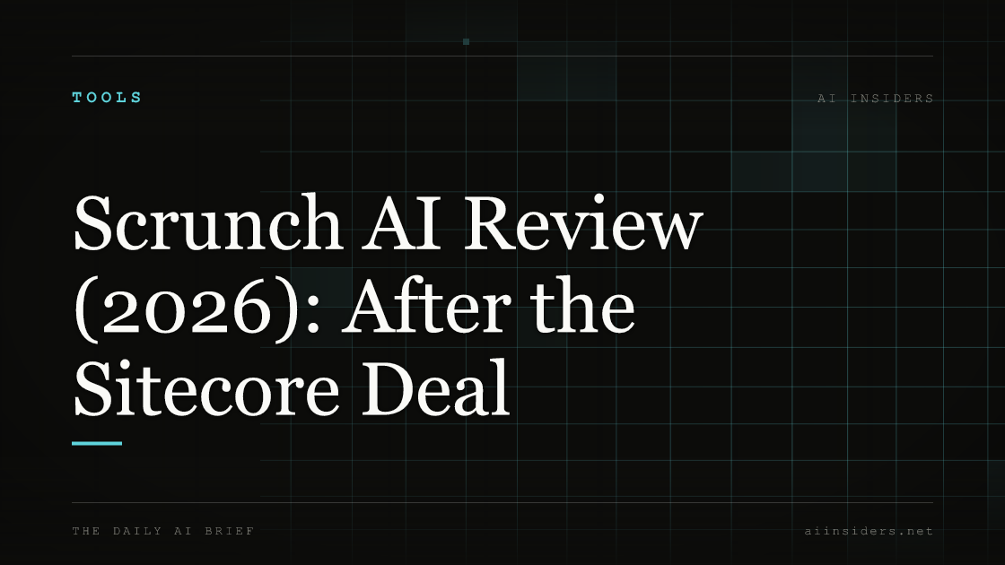 Scrunch AI Review (2026): After the Sitecore Deal — featured image for AI Insiders