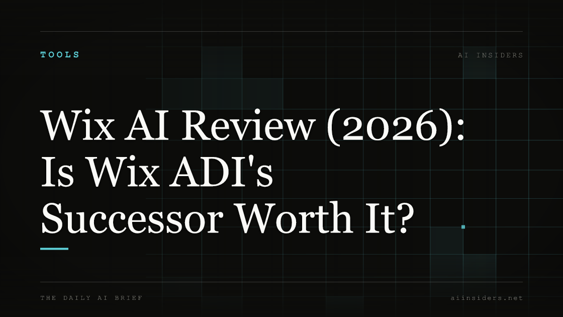 Wix AI Review (2026): Is Wix ADI's Successor Worth It? — featured image for AI Insiders